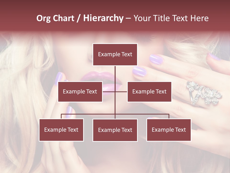 Lilac Portrait Fashion PowerPoint Template