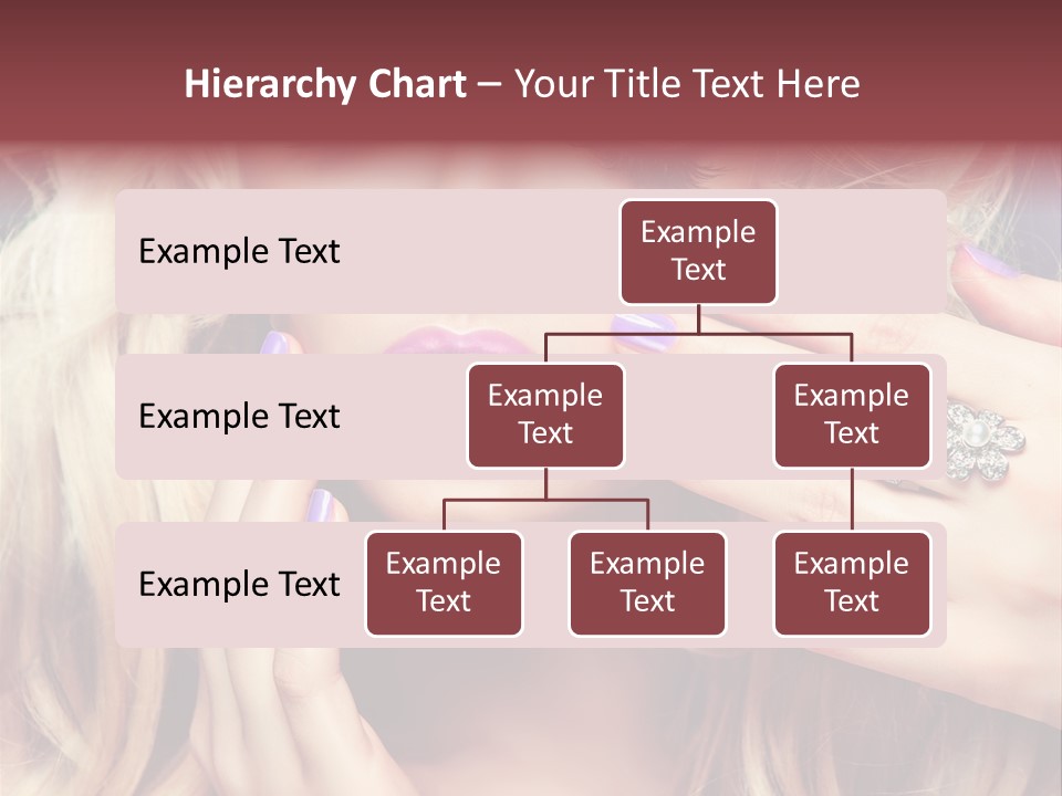 Lilac Portrait Fashion PowerPoint Template
