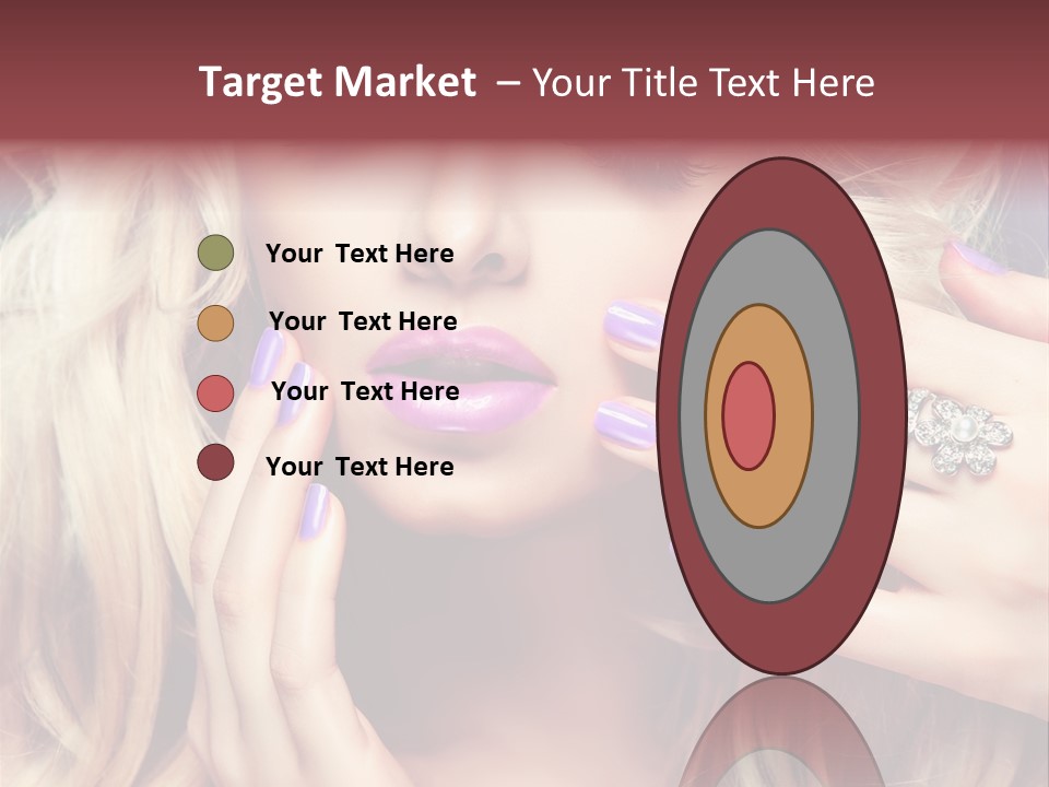 Lilac Portrait Fashion PowerPoint Template