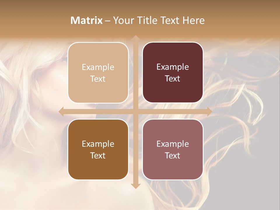 Mak Up Eyes Accessory PowerPoint Template