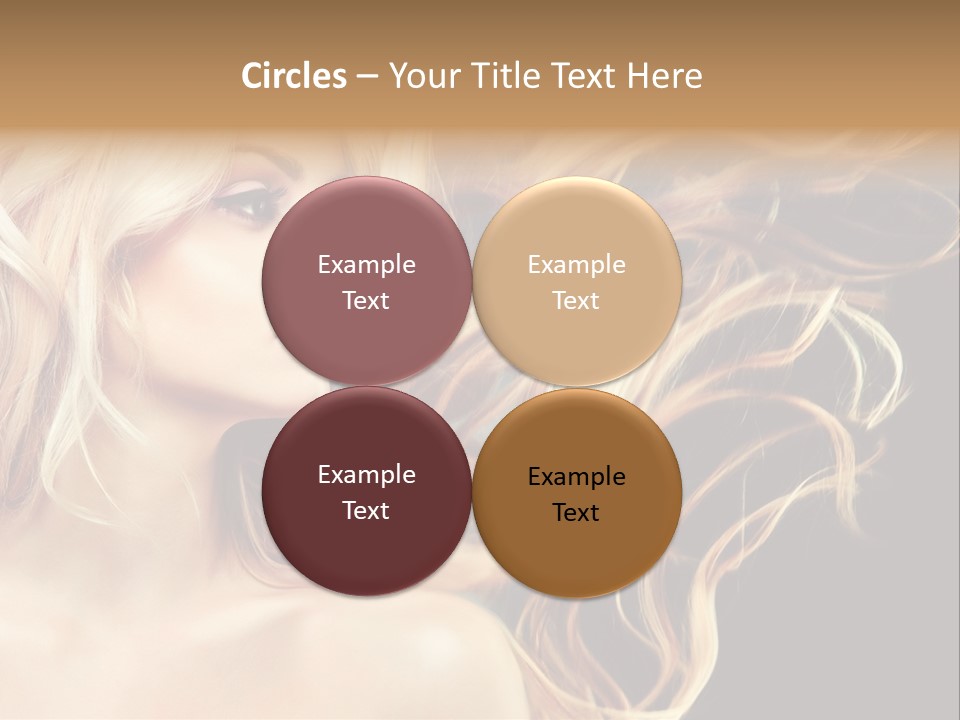 Mak Up Eyes Accessory PowerPoint Template