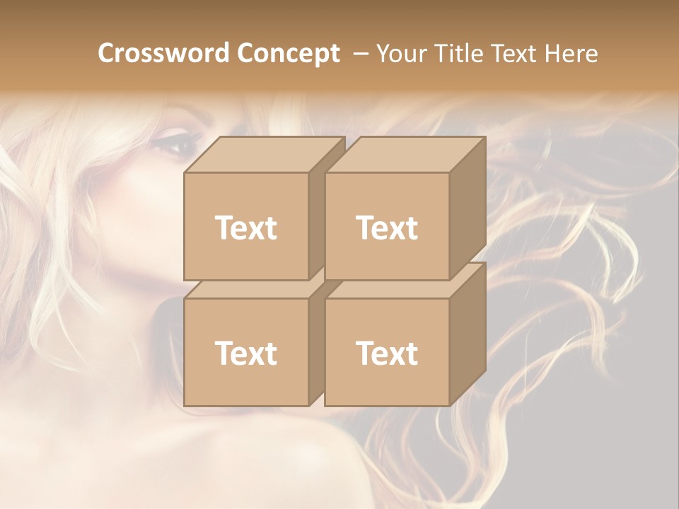 Mak Up Eyes Accessory PowerPoint Template