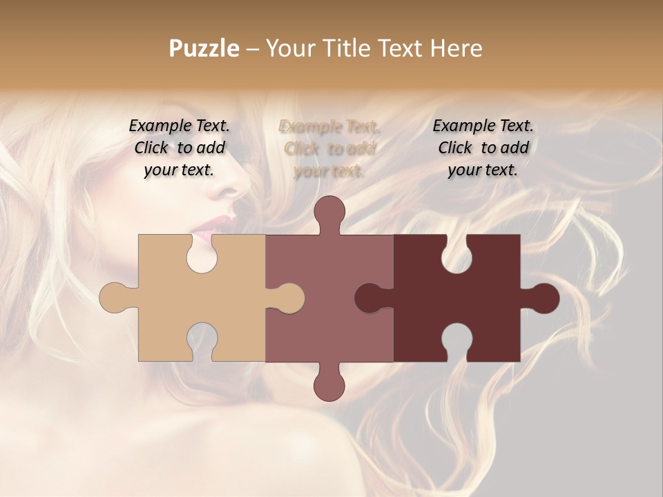 Mak Up Eyes Accessory PowerPoint Template