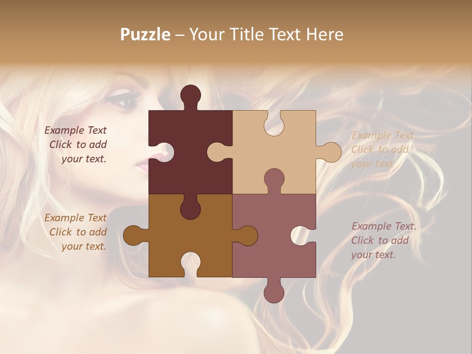 Mak Up Eyes Accessory PowerPoint Template