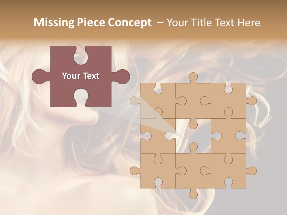 Mak Up Eyes Accessory PowerPoint Template