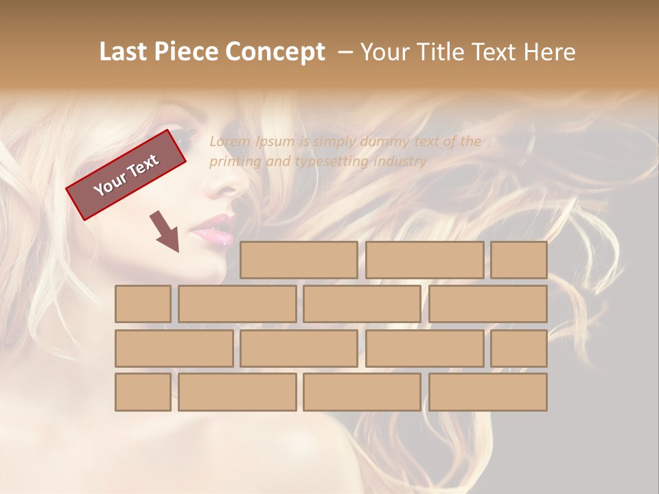 Mak Up Eyes Accessory PowerPoint Template