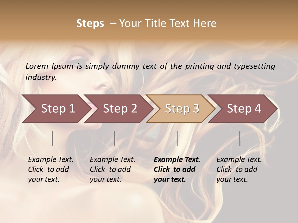 Mak Up Eyes Accessory PowerPoint Template