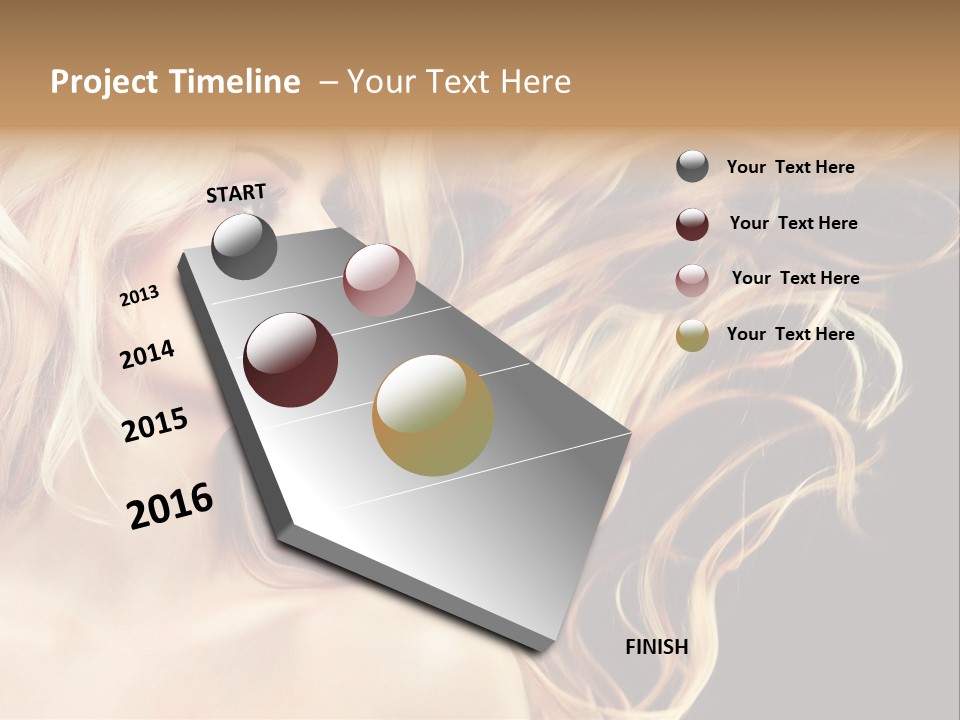 Mak Up Eyes Accessory PowerPoint Template