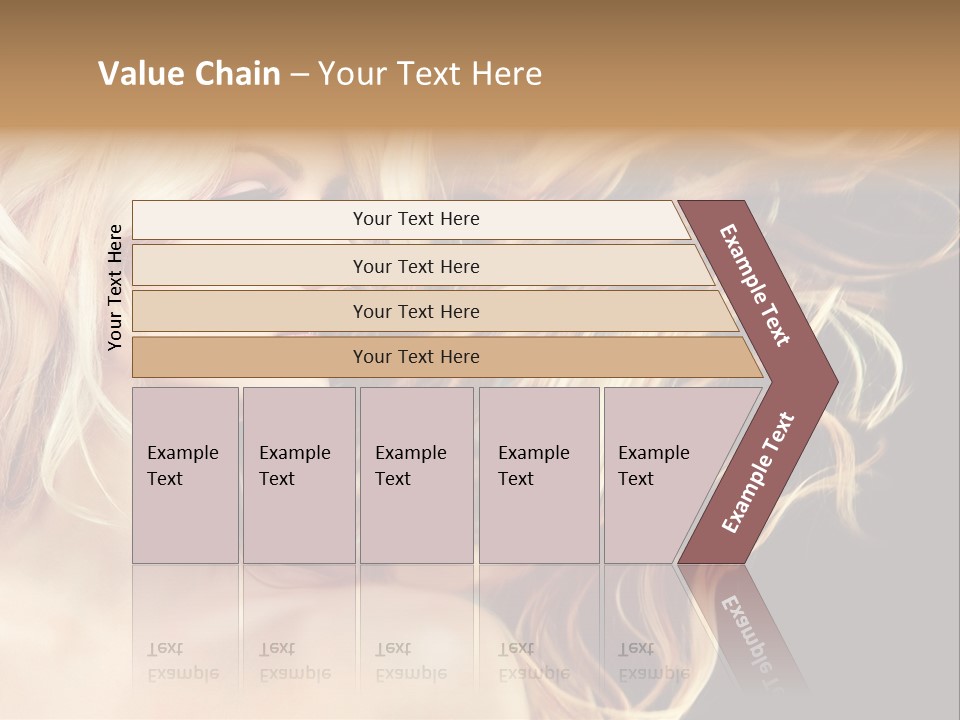 Mak Up Eyes Accessory PowerPoint Template