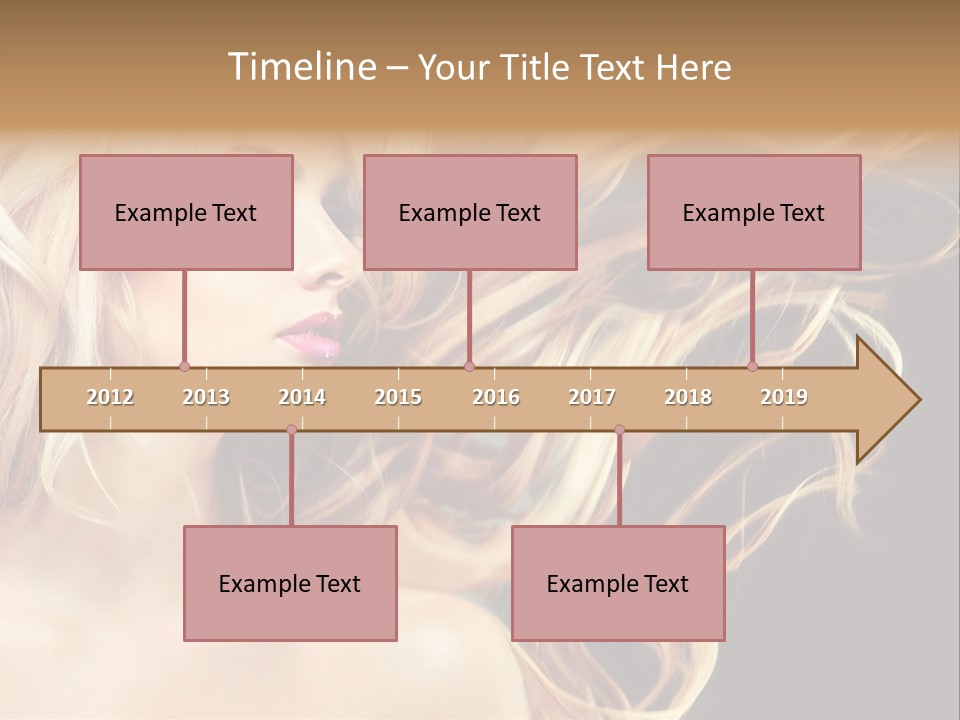 Mak Up Eyes Accessory PowerPoint Template