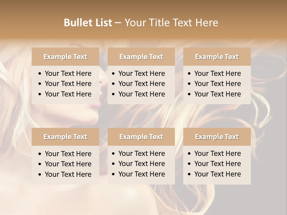 Mak Up Eyes Accessory PowerPoint Template