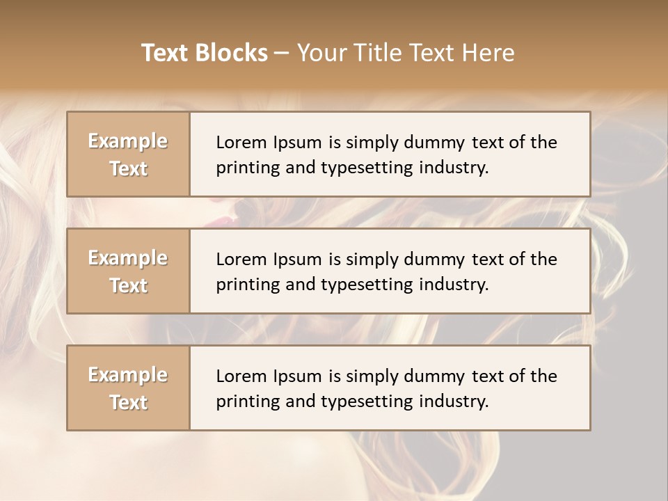 Mak Up Eyes Accessory PowerPoint Template