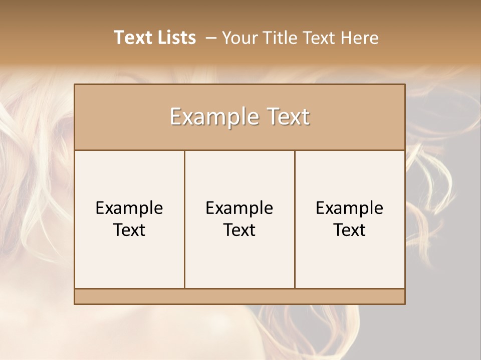 Mak Up Eyes Accessory PowerPoint Template