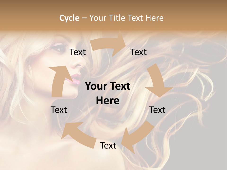 Mak Up Eyes Accessory PowerPoint Template