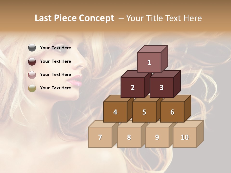 Mak Up Eyes Accessory PowerPoint Template