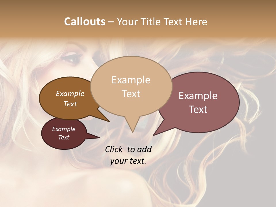 Mak Up Eyes Accessory PowerPoint Template