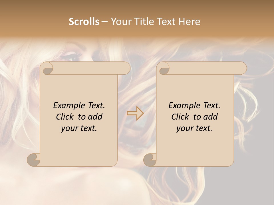 Mak Up Eyes Accessory PowerPoint Template