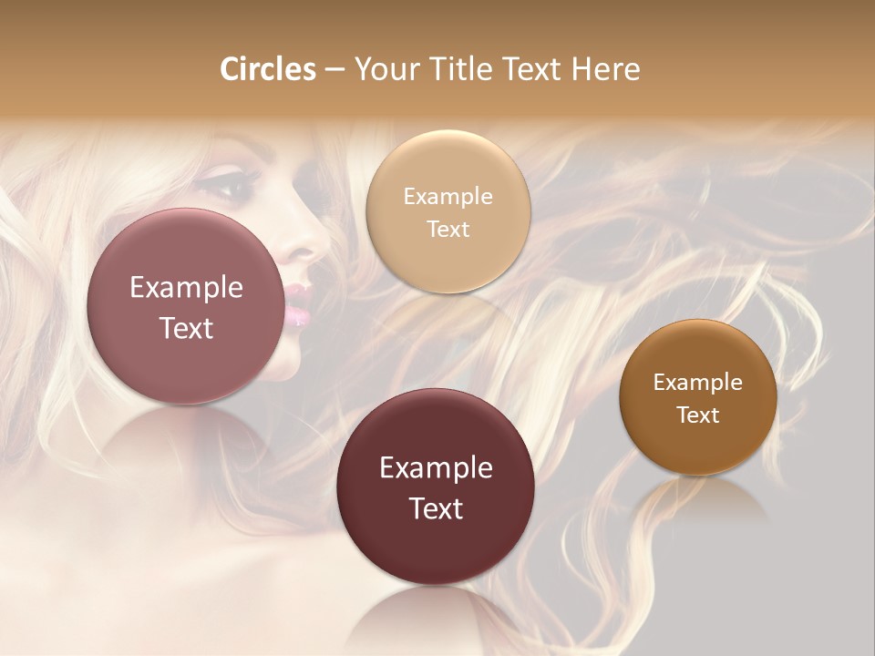 Mak Up Eyes Accessory PowerPoint Template