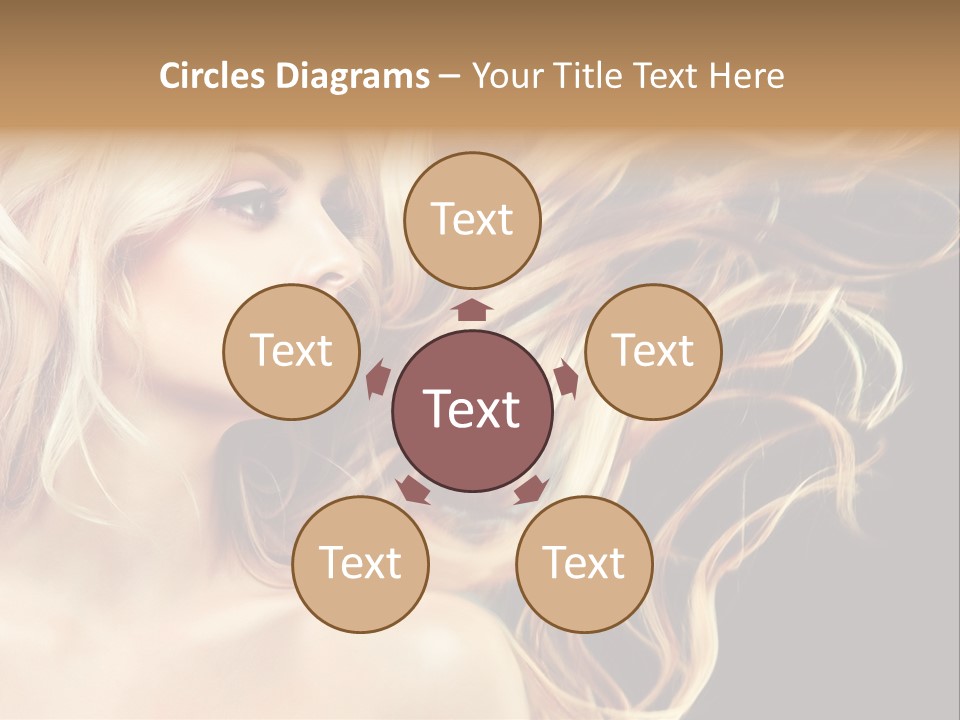 Mak Up Eyes Accessory PowerPoint Template