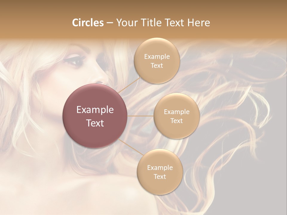 Mak Up Eyes Accessory PowerPoint Template