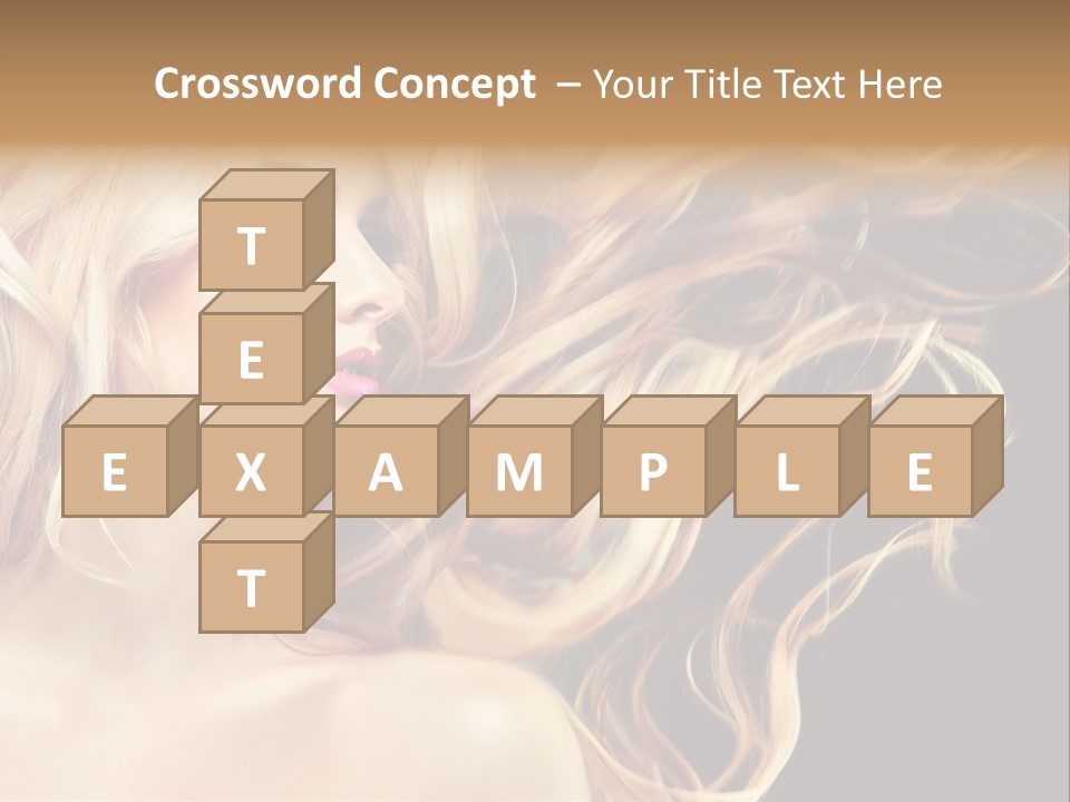 Mak Up Eyes Accessory PowerPoint Template