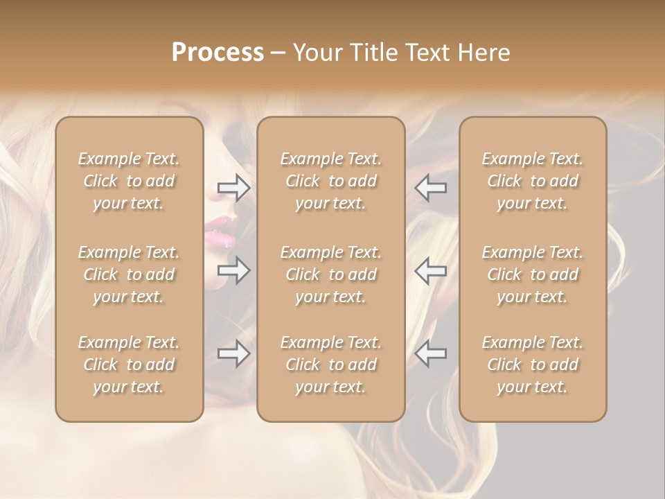 Mak Up Eyes Accessory PowerPoint Template