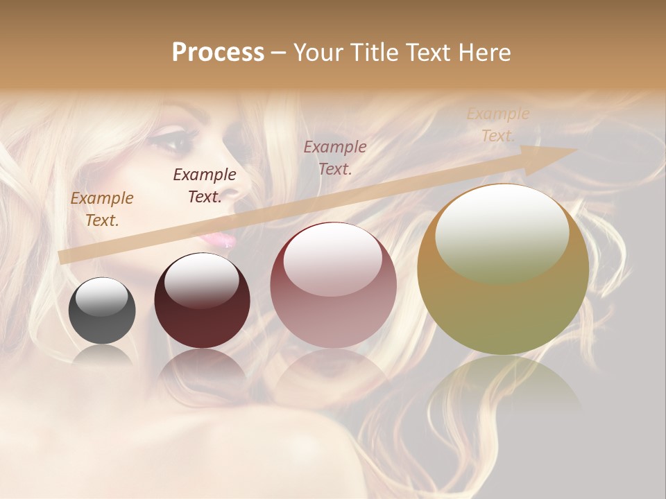 Mak Up Eyes Accessory PowerPoint Template