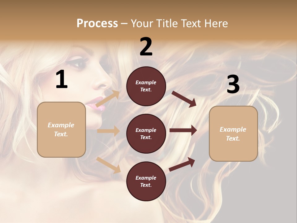 Mak Up Eyes Accessory PowerPoint Template