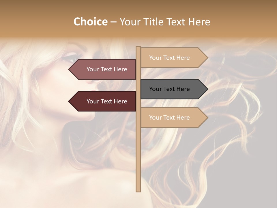 Mak Up Eyes Accessory PowerPoint Template