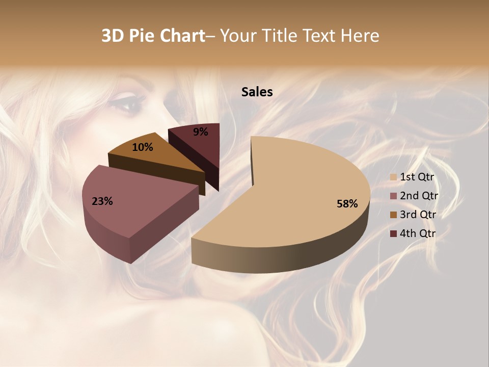 Mak Up Eyes Accessory PowerPoint Template