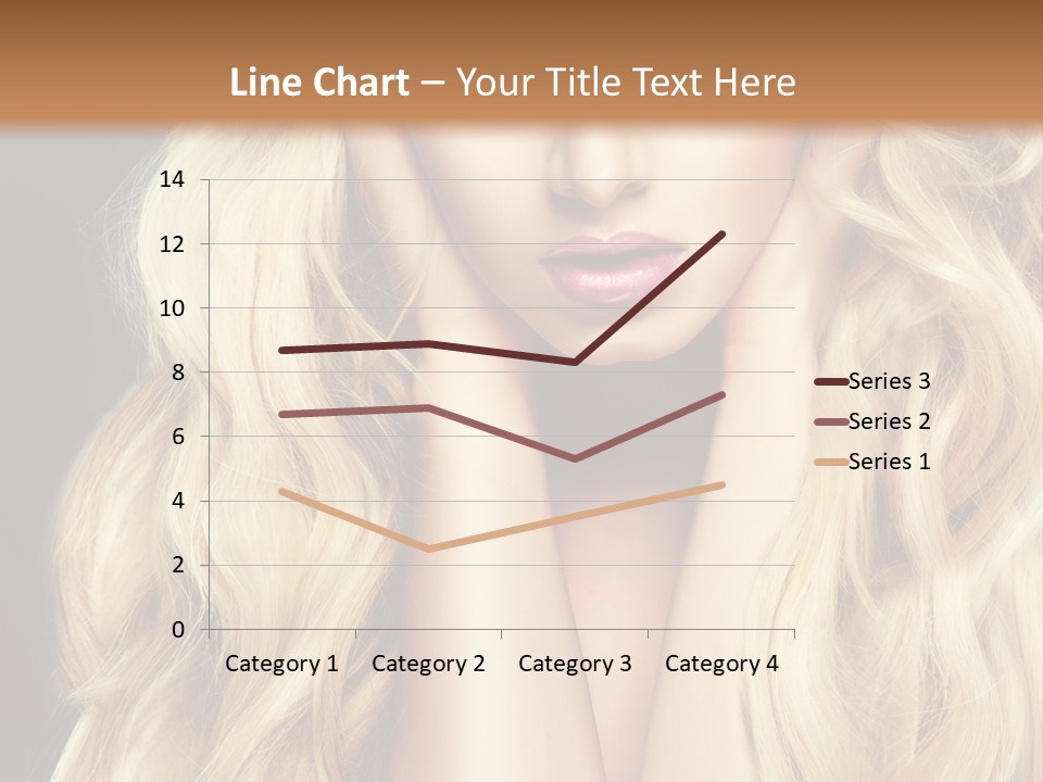Glance Hairstyle Closeup PowerPoint Template