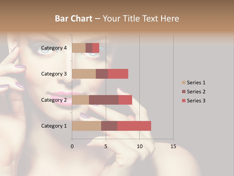Clean Model Eyes PowerPoint Template
