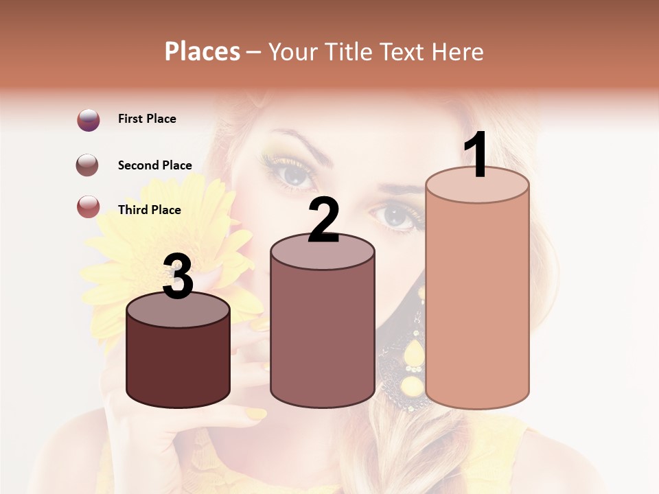 Woman Colorful Fresh PowerPoint Template