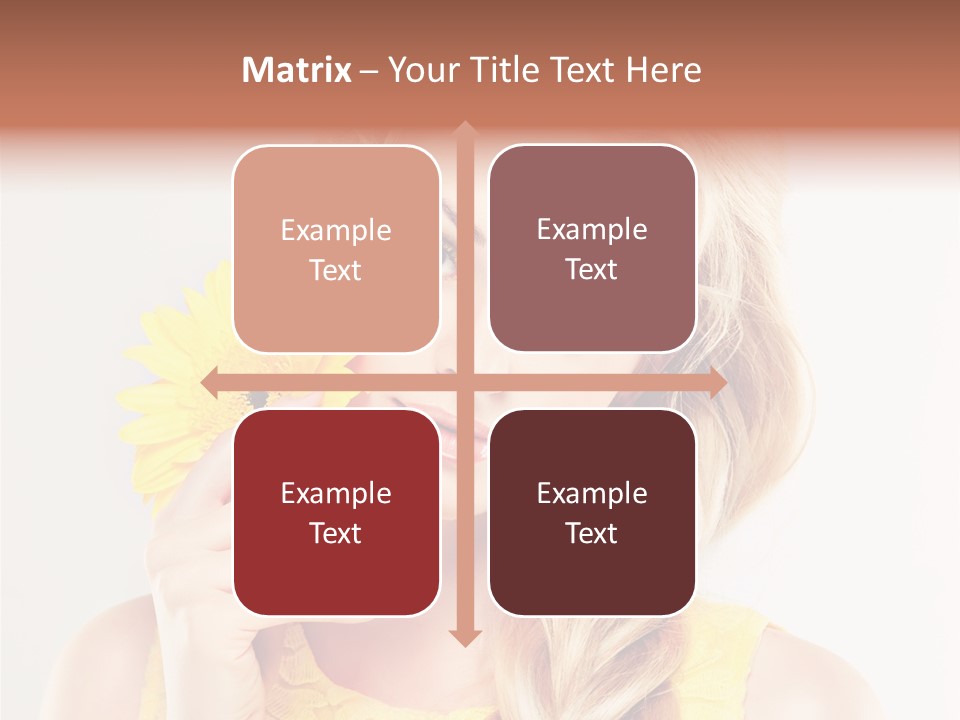 Woman Colorful Fresh PowerPoint Template