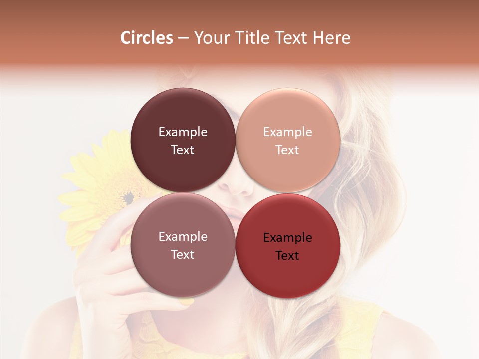 Woman Colorful Fresh PowerPoint Template