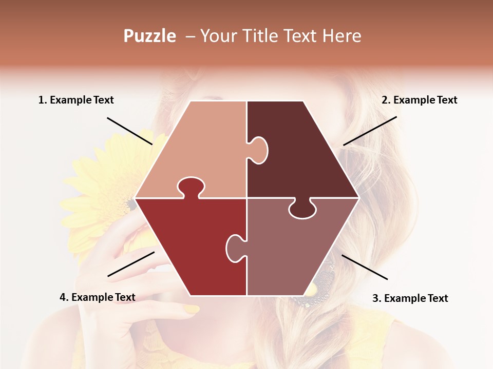 Woman Colorful Fresh PowerPoint Template