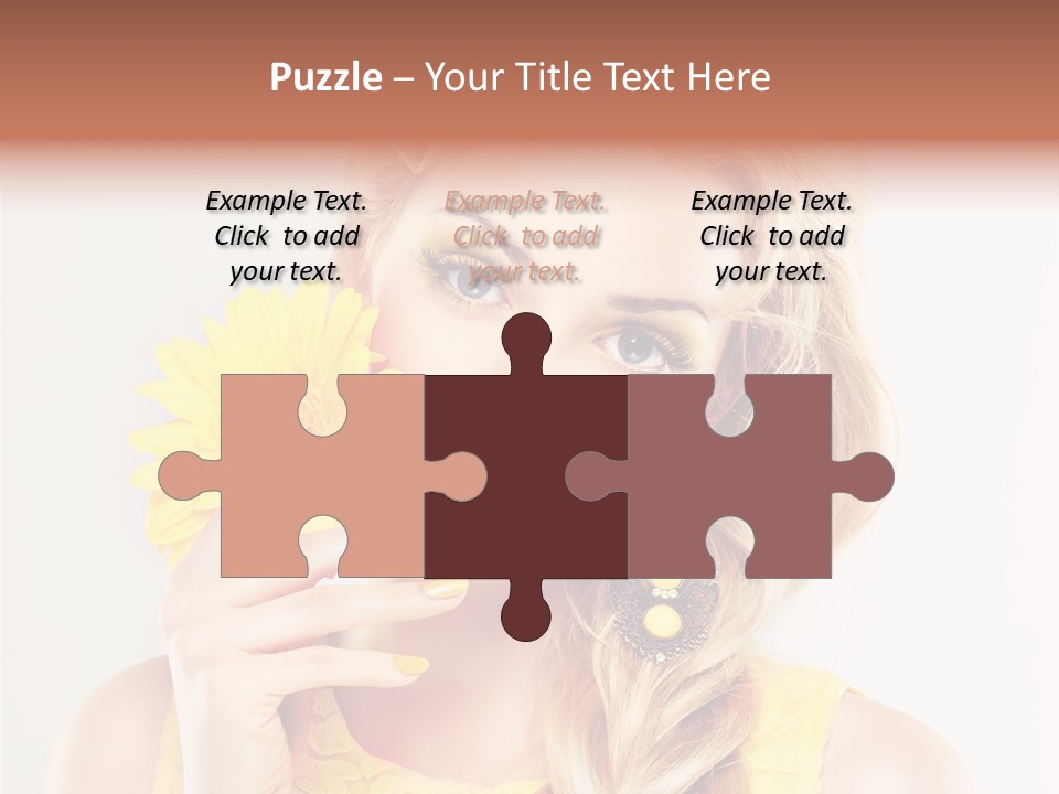 Woman Colorful Fresh PowerPoint Template