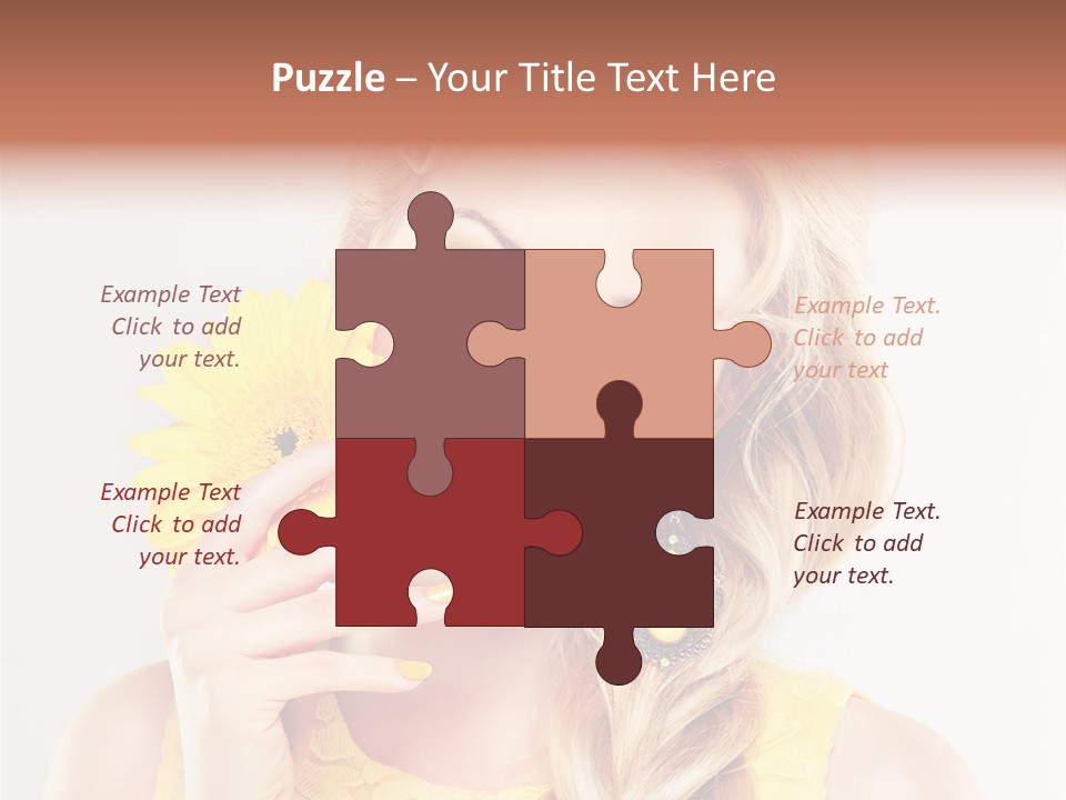 Woman Colorful Fresh PowerPoint Template