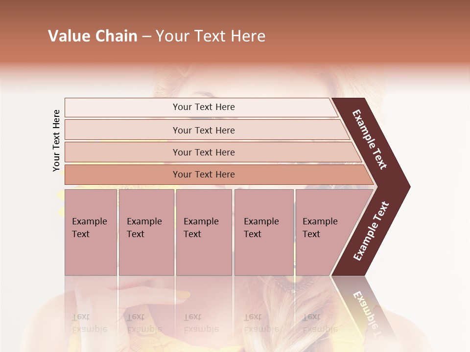 Woman Colorful Fresh PowerPoint Template