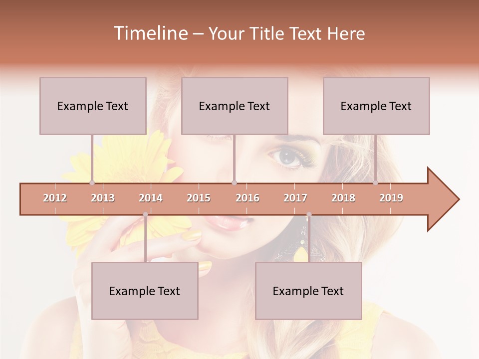 Woman Colorful Fresh PowerPoint Template