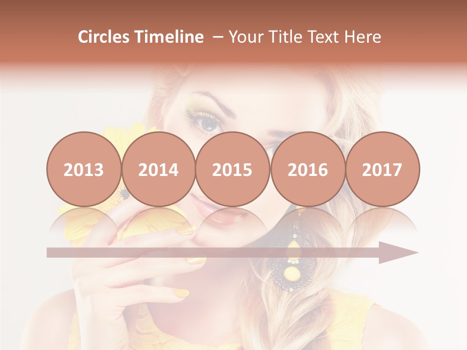 Woman Colorful Fresh PowerPoint Template