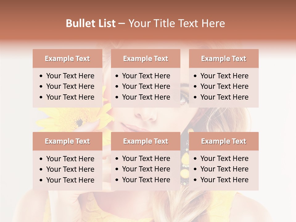 Woman Colorful Fresh PowerPoint Template