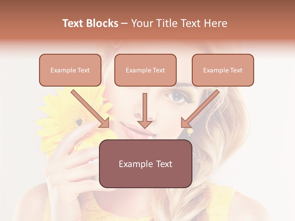 Woman Colorful Fresh PowerPoint Template