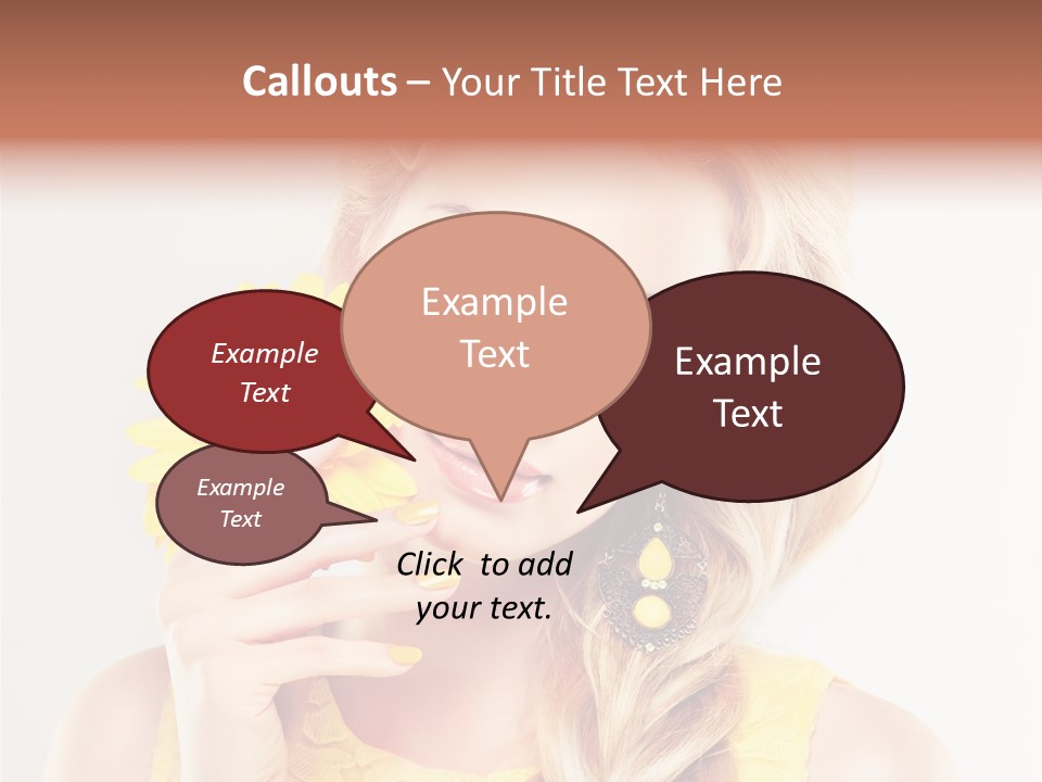 Woman Colorful Fresh PowerPoint Template