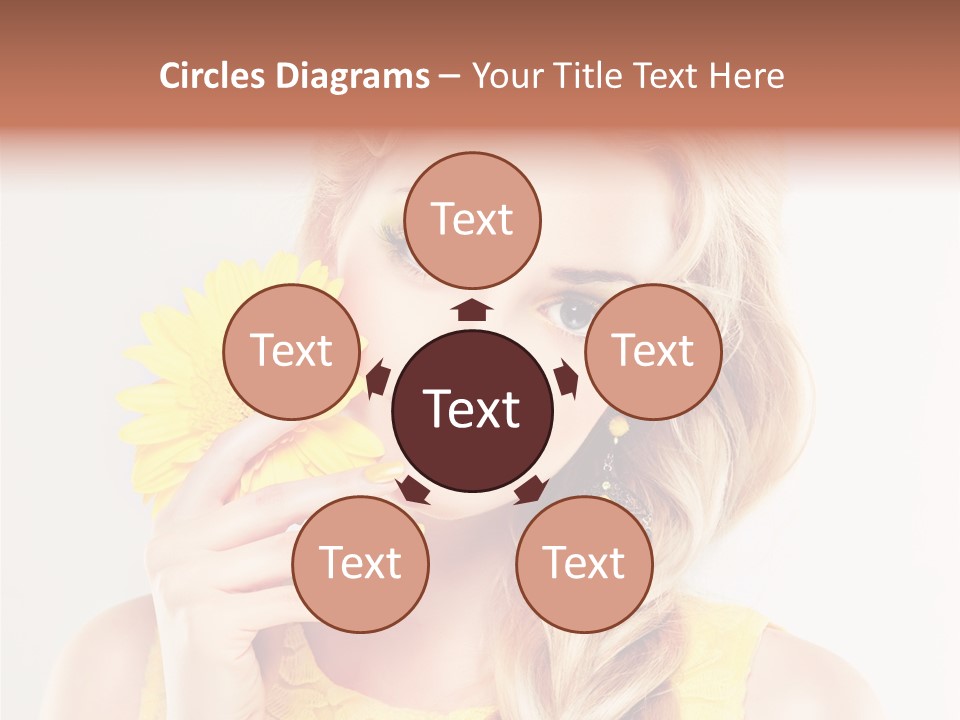 Woman Colorful Fresh PowerPoint Template