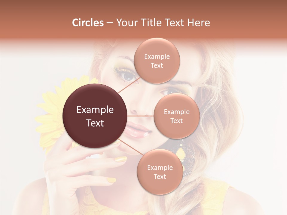 Woman Colorful Fresh PowerPoint Template