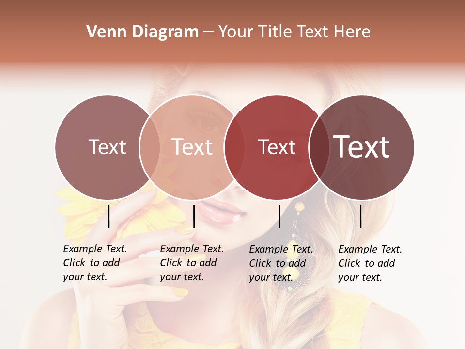 Woman Colorful Fresh PowerPoint Template