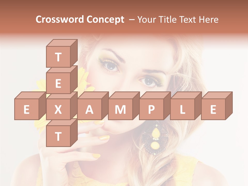 Woman Colorful Fresh PowerPoint Template