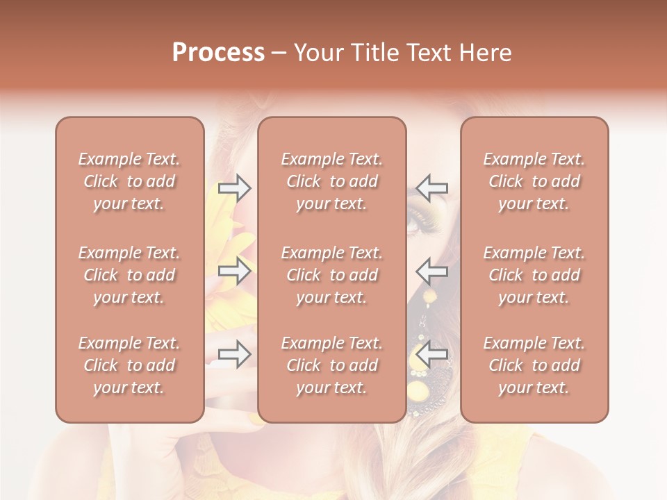 Woman Colorful Fresh PowerPoint Template