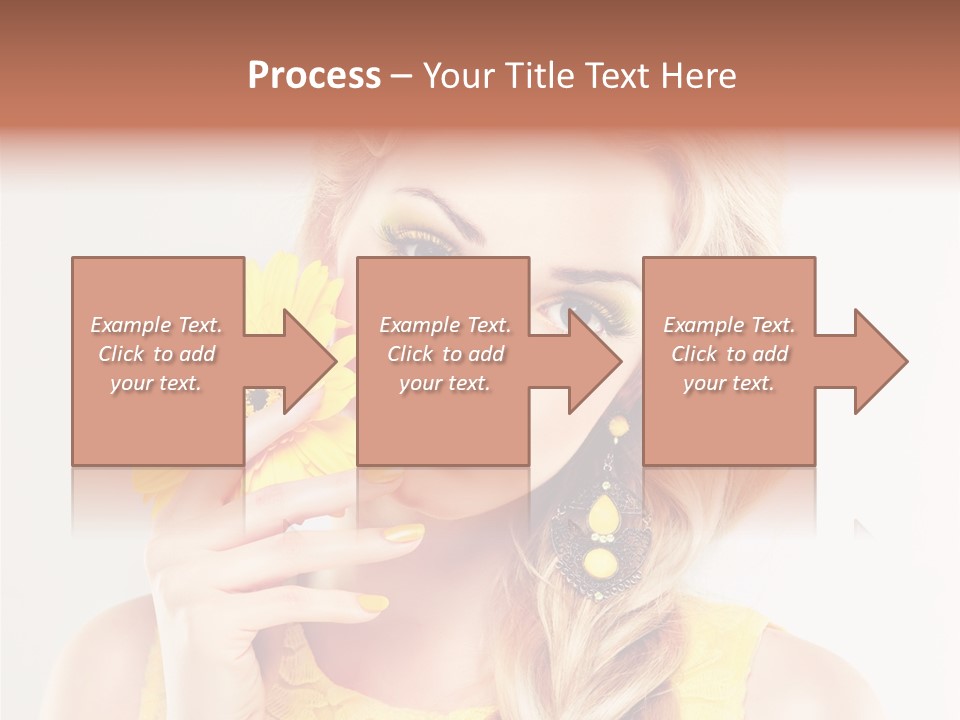 Woman Colorful Fresh PowerPoint Template